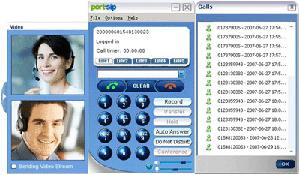 PortSIP's softphone SIP clint can support conference calls. PortSIP softphone, it's free and has lots of features.