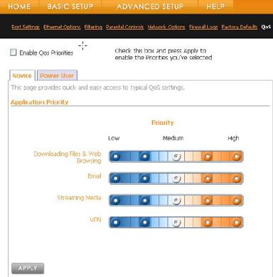 Setting QoS for Vonage in the Vonage VDV21-VD and VDV22-VD or Vonage box.