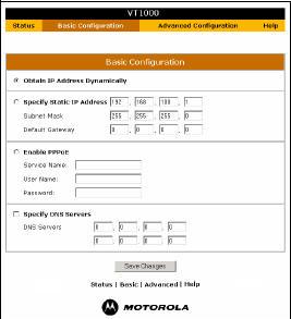 Motorola VT1005 VoIP ATA