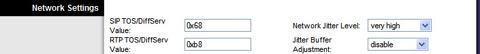 Set the Network Jitter Buffer to Very High on your Linksys ATA for VoIP faxing.